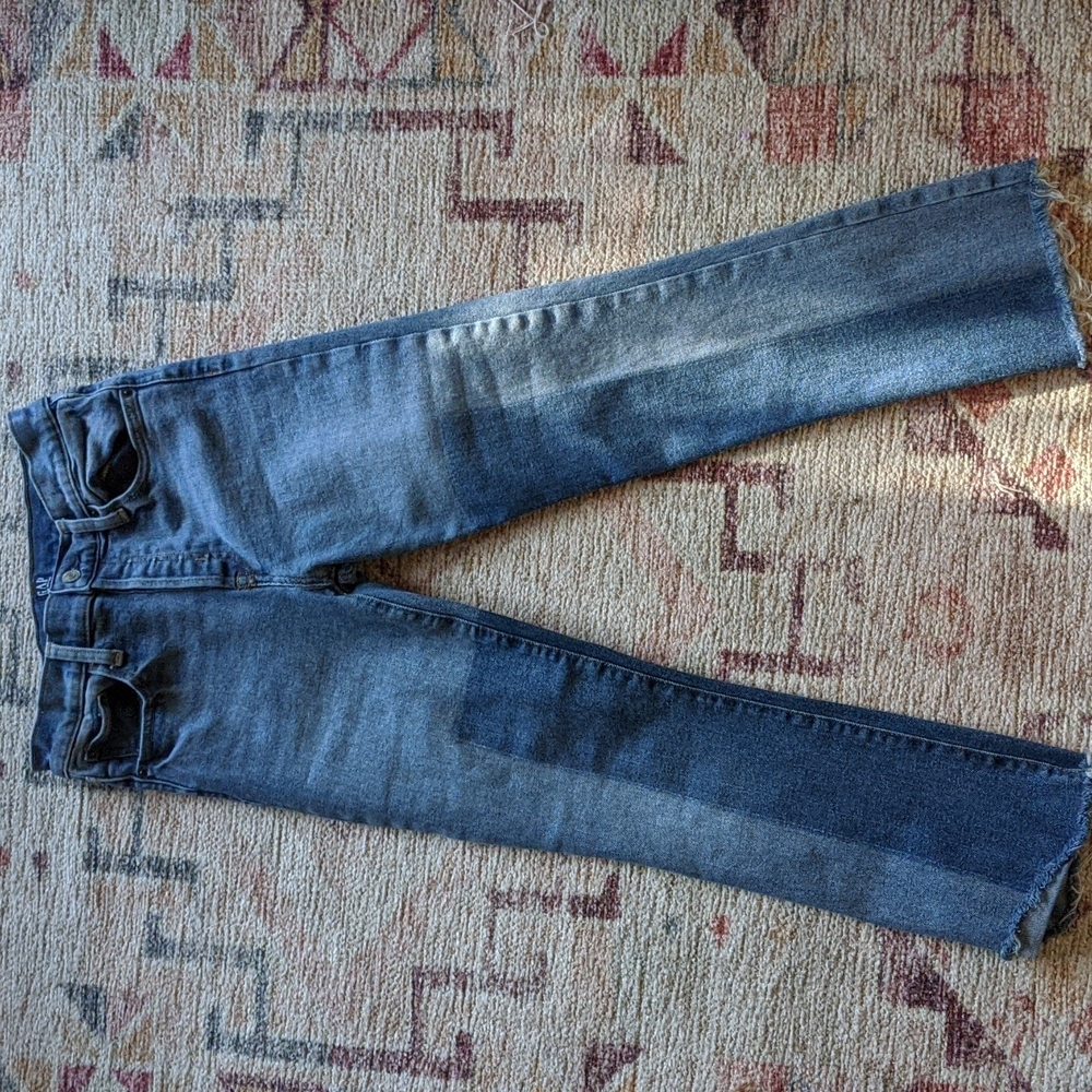 Gap cropped flare jeans